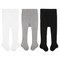 CozyWay Cable Knit Cotton Leggings/Tights for Toddler Girls, 3 Pack, White/Black/Gray, 2-4 Years Old